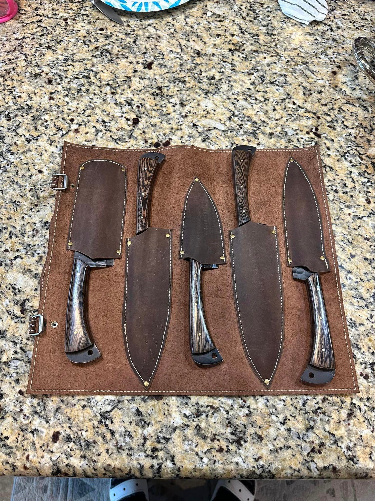 Handmade Forged steel bbq/kitchen set